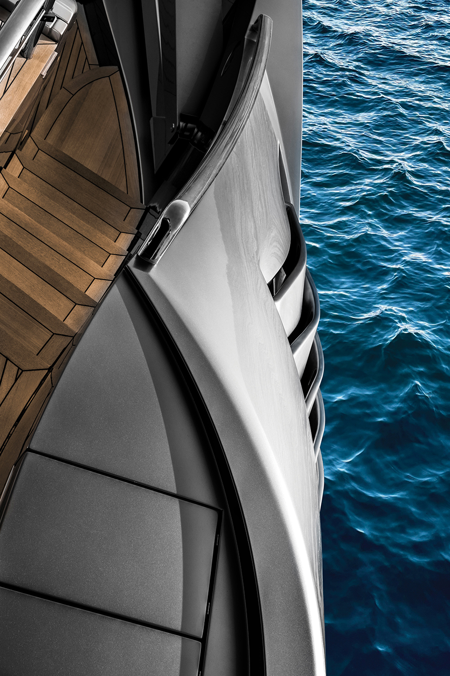 Caracol additive manufacturing grande formato yacht sportivo Ferretti Group Pershing griglie aerazione