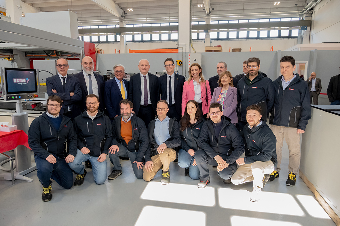  Ocme inaugurazione Collecchio packaging adattivo team