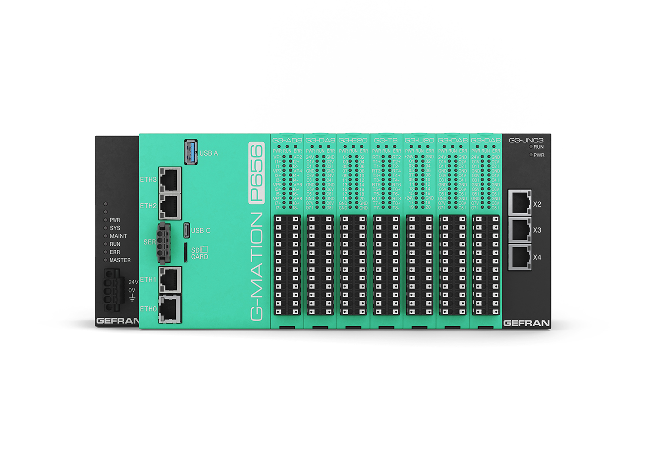  Gefran piattaforma automazione aperta G-Mation P6 PLC