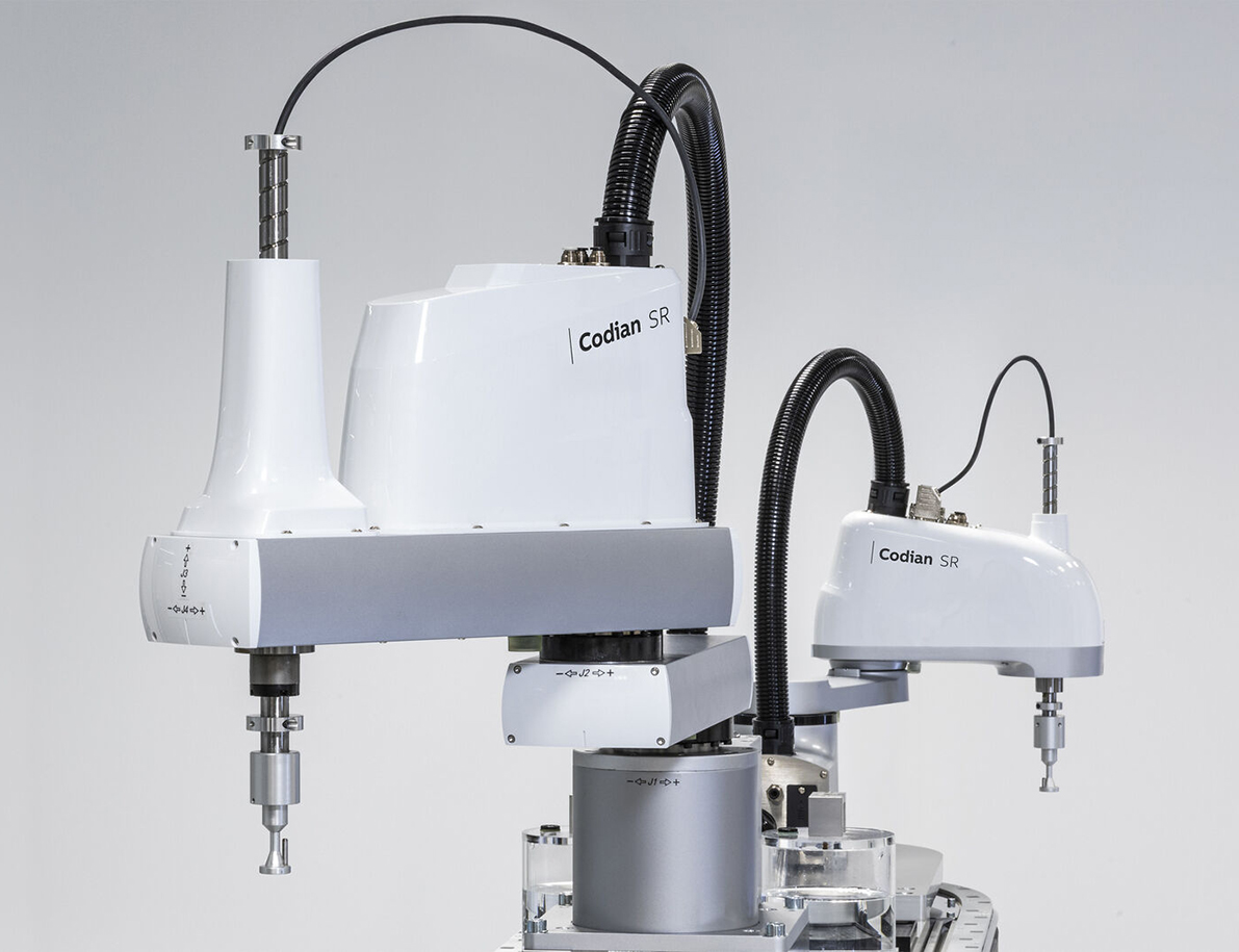 B&R robot cinematica Scara gamma Codian SR automazione integrata