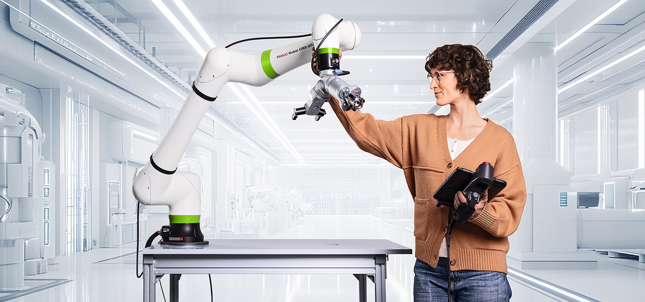 Fanuc Italia automazione collaborativa robot CRX Roadshow facilità utilizzo