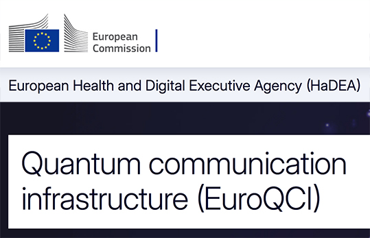 EuroQCI comunicazioni quantistiche reti QKD