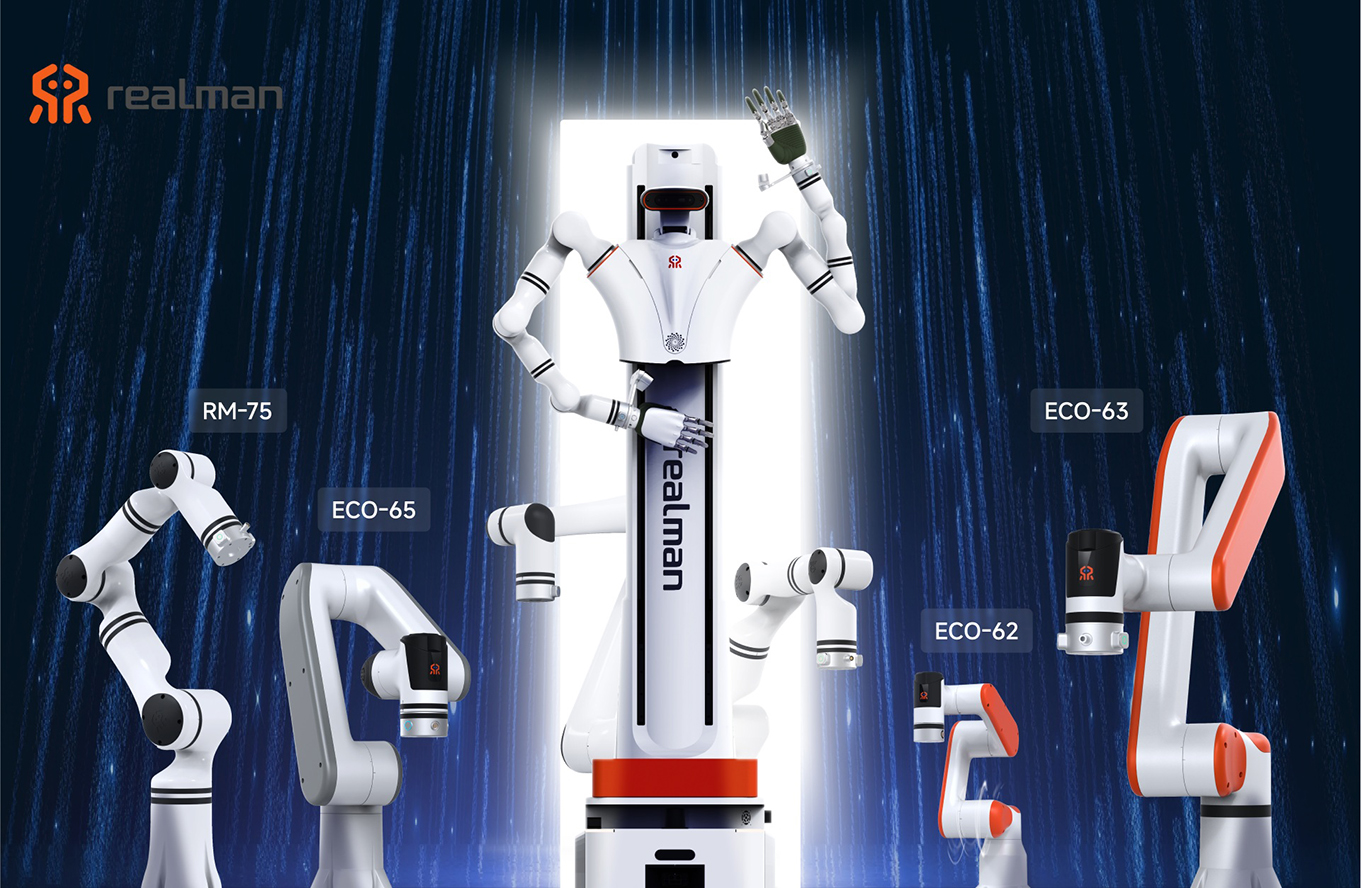  RealMan robot ultraleggeri Embodied Dual-Arm Automatica 2025