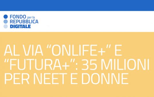 Fondo Repubblica Digitale bandi competenze digitali Online + Futura +