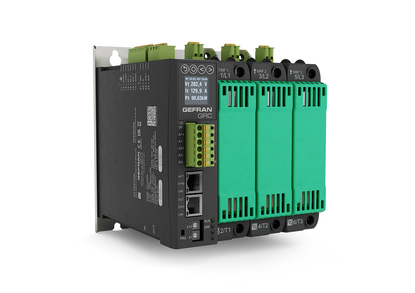 Gefran power controller intelligente GRC riscaldamento elettrico industriale