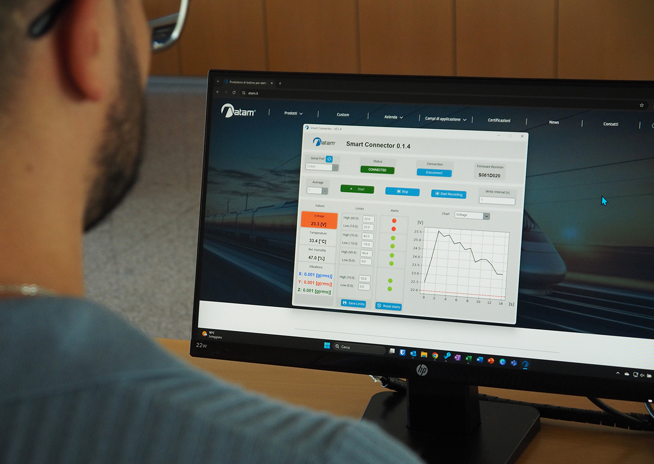 Atam connettori intelligenti Smart Forma A monitoraggio