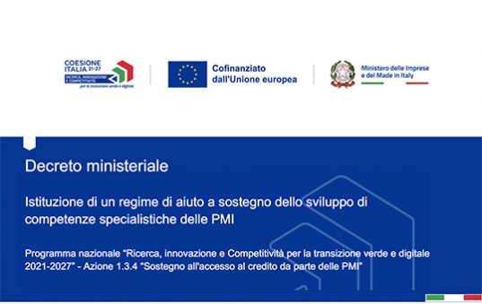 MIMIT misura sviluppo competenze specialistiche transizione verde digitale