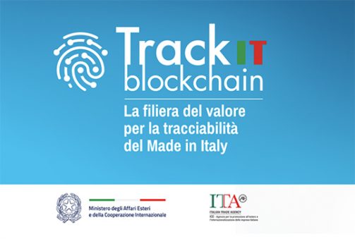 ICE Agenzia TrackIT blockchain export made in Italy