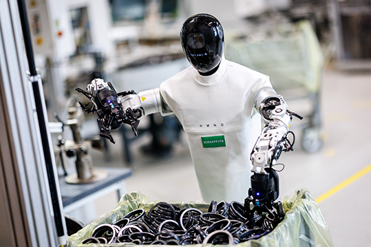 Schaeffler partnership Humanoid robot umanoidi