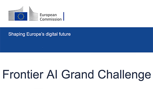 Commissione EU Frontier AI Grand Challenge intelligenza artificiale avanzata