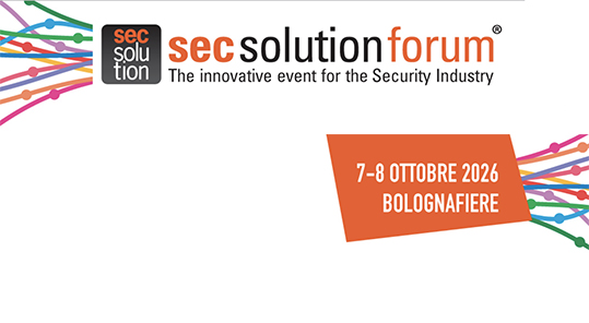 secsolutionforum Bologna ottobre 2026 cybersecurity Urban Tech 2026