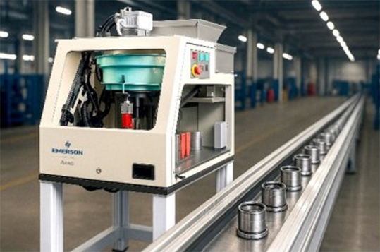 Emerson motion control handling e alimentazione SPS Italia controllo O-ring