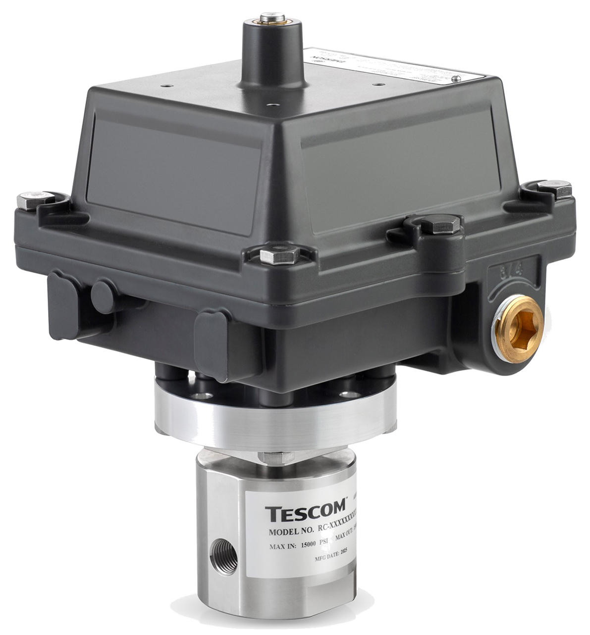  Emerson valvole regolatori controllo fluidi IVS Bergamo Tescom RC X
