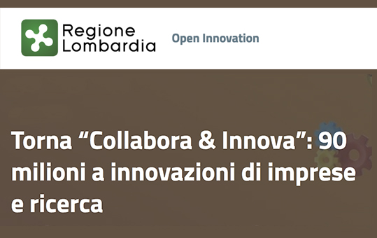 Regione Lombardia Collabora e Innova partenariati ricerca industriale