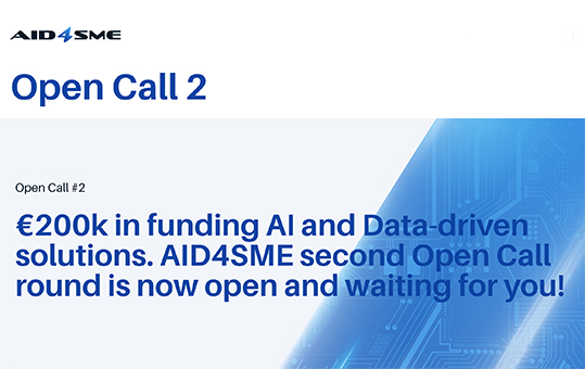AID4SME open call soluzioni AI data driven transizione verde