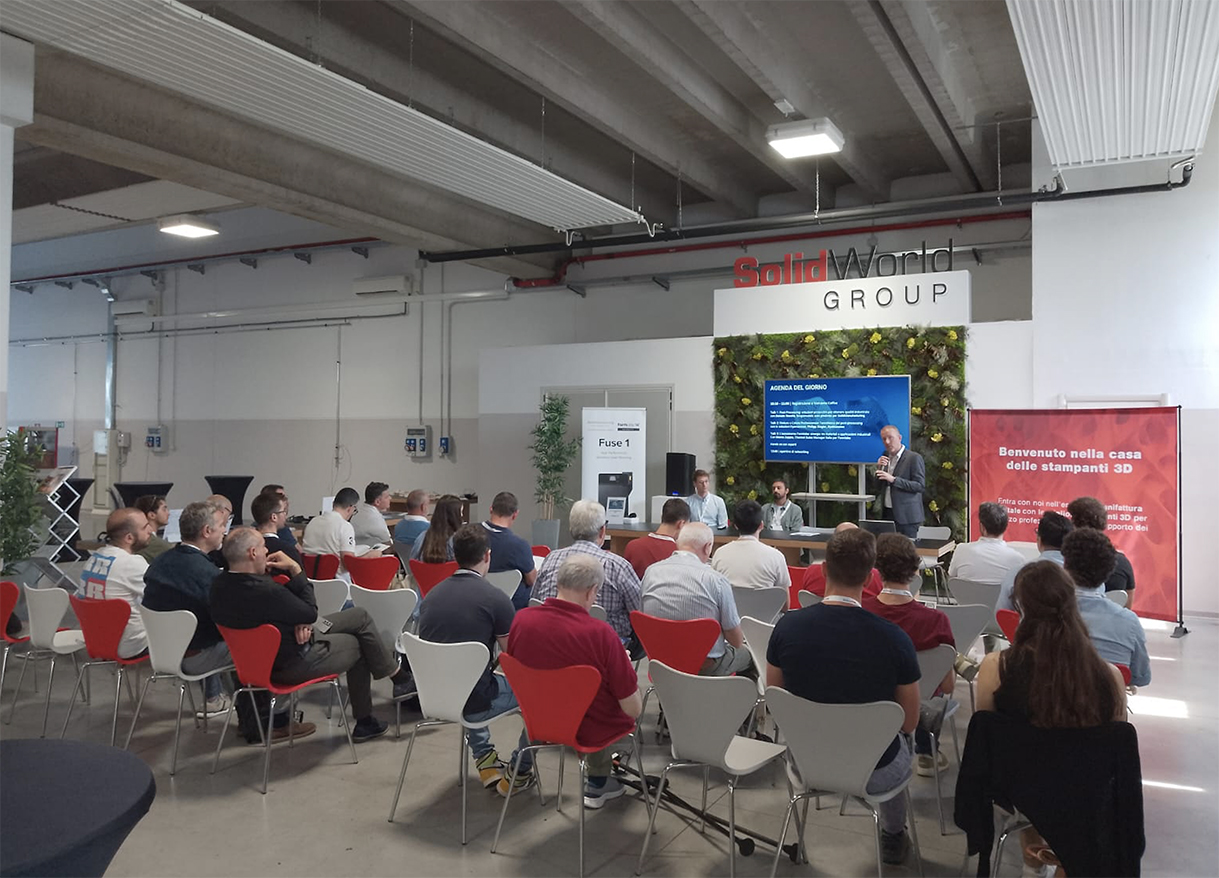  SolidManufacturing post processing day stampa 3D Daniele Rosellla