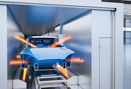 Dürr verniciatura basse emissioni integrato Volkswagen Autoeuropa EcoSmartCure